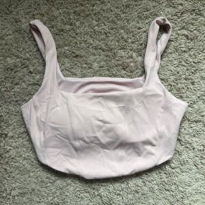 All in Motion Light Pink Crop Top